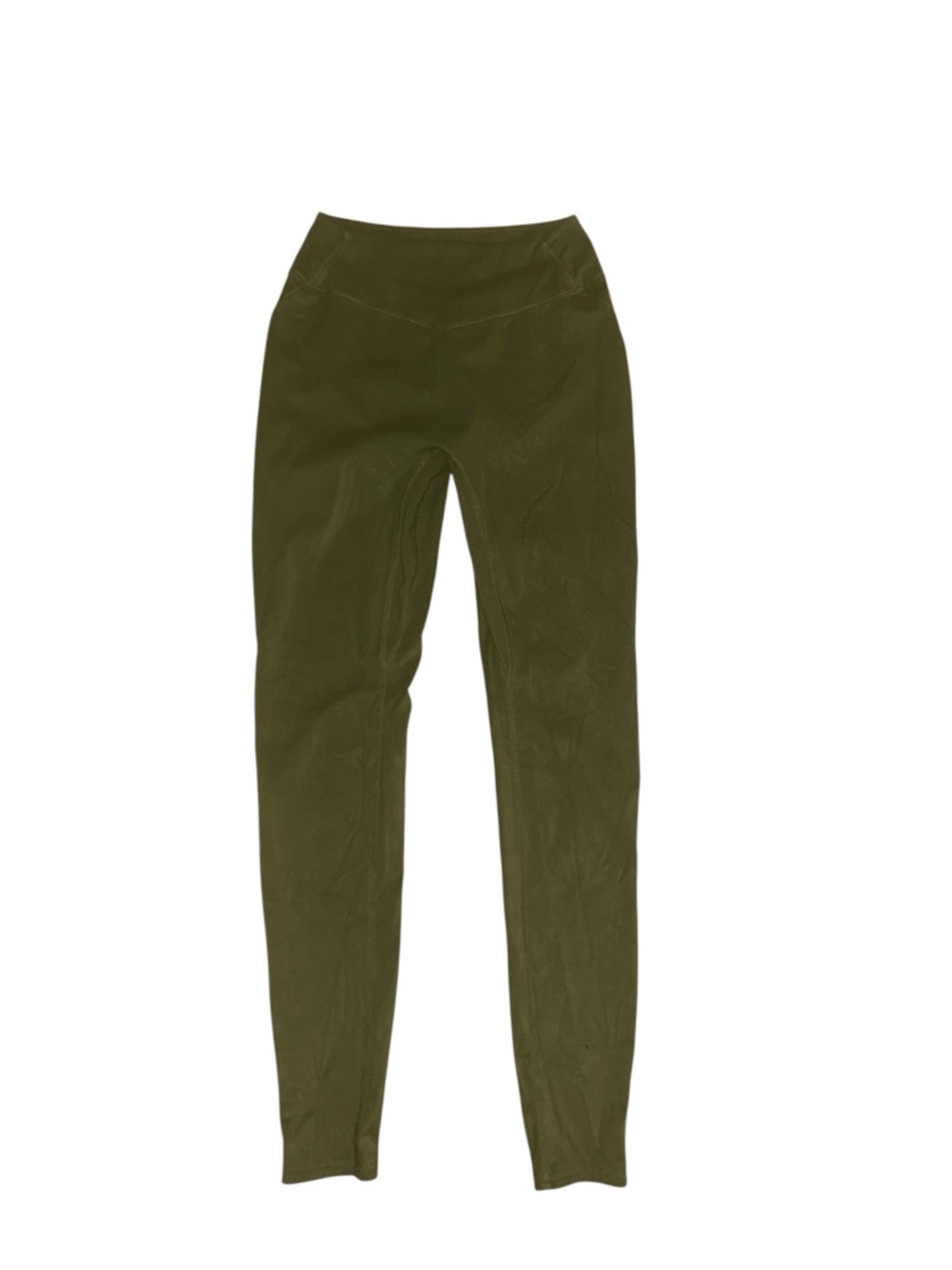 ALPHALETE Amplify Leggings Olive Green Women's Stretch Leggings size Medium
